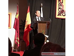 El magistrado de la Audiencia Provincial de Murcia, Francisco Navarro Campillo, tuvo el honor de abrir las Fiestas Patronales con la lectura del pregón 