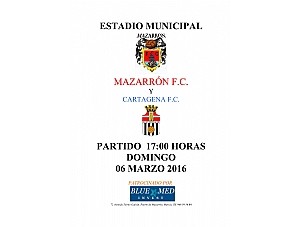 Fùtbol Estadio Municipal Mazarrón - 06/03/2016 MAZARRÓN F.C. - CARTAGENA