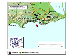 Un terremoto hace temblar la costa de Cartagena