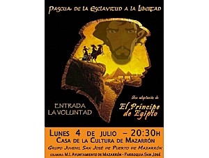 El musical 'Pascua, de la esclavitud a la Libertad', lunes 4 julio Centro cultural 20:30 horas