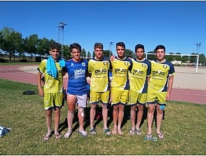 Seis jugadores del CD Bala Azul también se han proclamado campeones de España de fútbol playa en la categoría cadete