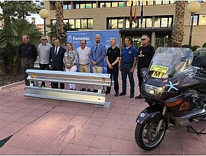 Fomento mejora la seguridad de los motociclistas en vías de Mazarrón