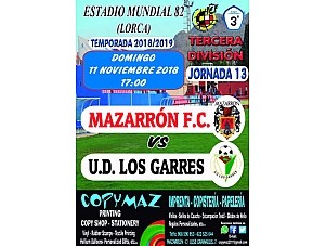 El Mazarrón FC jugará su partido de clausura en Lorca