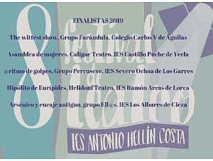 Se acerca el VIII Festival de Teatro del IES Antonio Hellín