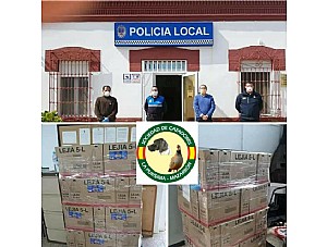 La Sociedad de Cazadores La Purísima realiza una donación a la Policía Local