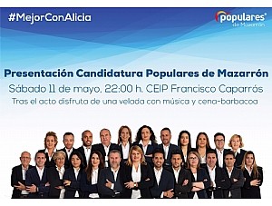 El Partido Popular presenta su candidatura a las elecciones municipales