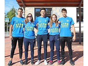 Cinco atletas mazarroneros formarán parte del Club UCAM Atletismo Cartagena esta temporada