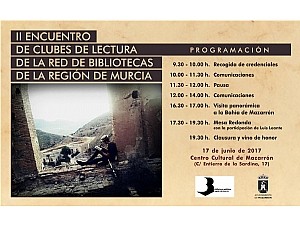 El próximo sábado el Centro Cultural de Mazarrón acogerá el II Encuentro de Clubes de Lectura