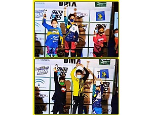 Chiara oro y Hugo bronce en el Campeonato de Andalucía de BMX