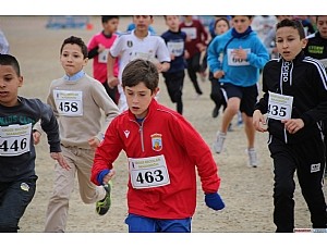Más de 600 niños y jóvenes participan en la jornada de Cross de Deporte Escolar