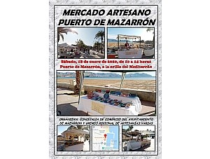 El próximo Mercado Artesano de Puerto de Mazarrón se celebrará el 18 de enero