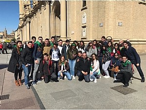 Jóvenes de la Parroquia de Mazarrón participan en la Javierada 2017