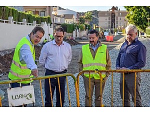 Finalizan las obras de remodelación de la avenida del Mediterráneo en Puerto de Mazarrón