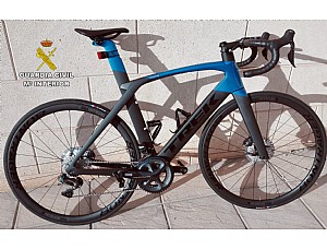 Recuperada una bicicleta de alta gama robada en Mazarrón