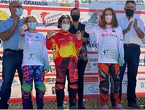 Chiara Muñoz campeona de España BMX en categoría principiante