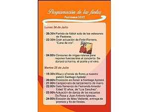 Fiestas de Pastrana en honor a Santiago Apóstol del 22 al 25 de julio