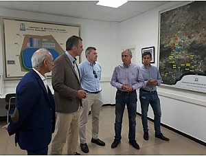 El Secretario General de VOX, Javier Ortega Smith, visita Mazarrón