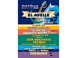 CUATRO DÍAS DE MÚSICA, ESPECTÁCULO Y DIVERSION CON “EL MUELLE MUSIC FESTIVAL”