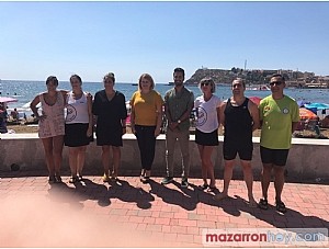 Mazarrón cuenta con el primer canal de nado en aguas abiertas de la Región de Murcia