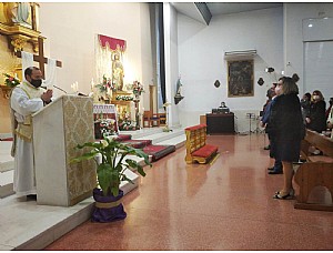El pasado viernes se realizó una misa en honor a San José, patrón del Puerto de Mazarrón