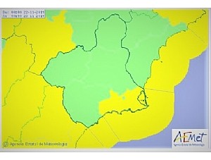 Avisos amarillos por fenómenos costeros previstos para mañana viernes