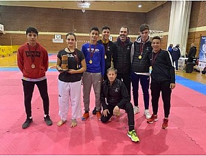 Cinco oros y una plata para el Club Taekwondo Mazarrón en el Campeonato regional de Torre Pacheco