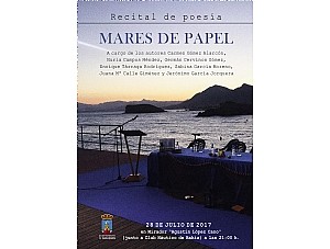 El mirador “Agustín López Cano” de Bahía, junto al Club de Regatas, acoge este viernes 28 de julio (21:00 horas) la tercera edición del recital de poesía “Mares de papel”