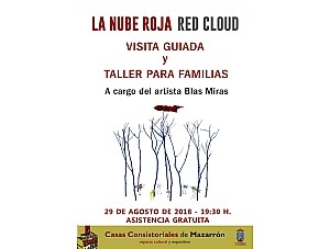 Blas Miras ofrece una visita guiada a su exposición ‘La nube Roja’