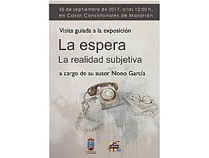 Nono García, ofrecerá el próximo sábado 30 de septiembre (12:00 horas) una visita guiada a su muestra “La Espera”