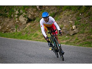 Juan Antonio Sánchez bronce en el campeonato de España de ciclismo adaptado