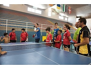 22 jugadores se dieron cita en la ”II Concentración de Tenis de mesa Playas de Mazarrón”.