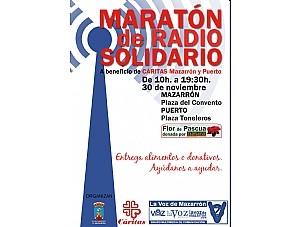 Maratón Solidario de radio a beneficio de Cáritas