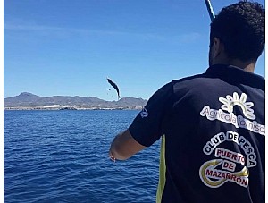 El buen tiempo reinó en el cuarto social desde embarcación para el Club de Pesca Puerto de Mazarrón