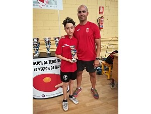 Christian Catevilla bronce en el Campeonato Regional Alevin de Los Narejos 