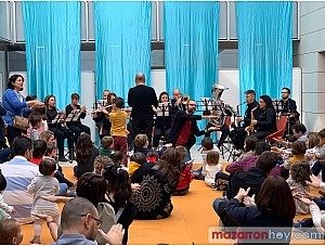 El público infantil disfrutó de un concierto organizado por la Asociación Musical 