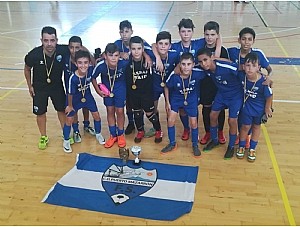 El CD Puerto de Mazarrón FS alevín se proclama campeón del torneo ´Águilas juega´