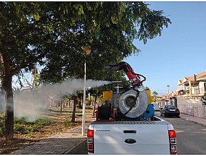 Nuevas fumigaciones contra los mosquitos en Mazarrón y Camposol 