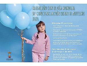 Mazarrón conmemora este miércoles el Día Mundial de concienciación sobre el Autismo