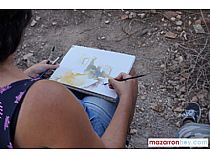 Pedro Cano deleita con sus acuarelas en uno de los paisajes más pintorescos de Mazarrón. 22 julio. - Foto 65