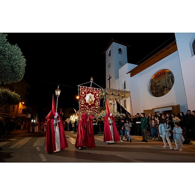 Viernes Santo, procesión del Santo Entierro en Puerto de Mazarrón - Foto 12