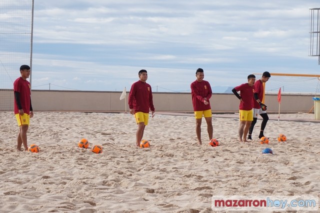 Entrenamiento Selección China de Fútbol Playa en Mazarrón - 16