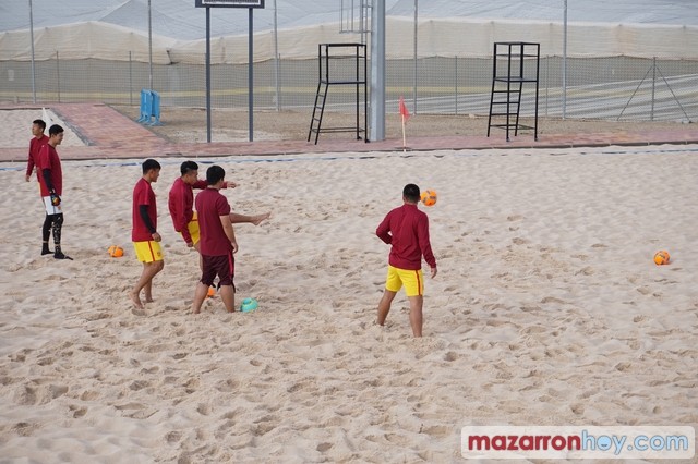 Entrenamiento Selección China de Fútbol Playa en Mazarrón - 6