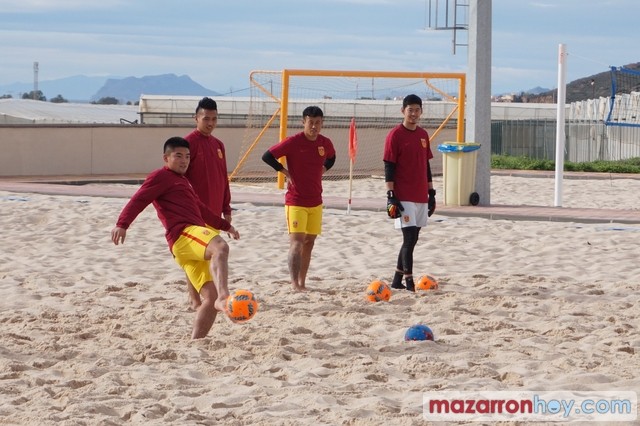 Entrenamiento Selección China de Fútbol Playa en Mazarrón - 17