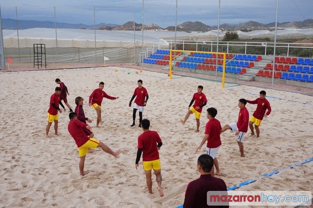 Entrenamiento Selección China de Fútbol Playa en Mazarrón - 27