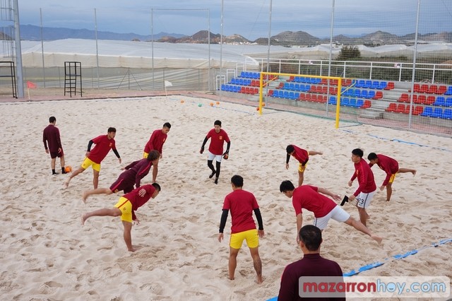 Entrenamiento Selección China de Fútbol Playa en Mazarrón - 29