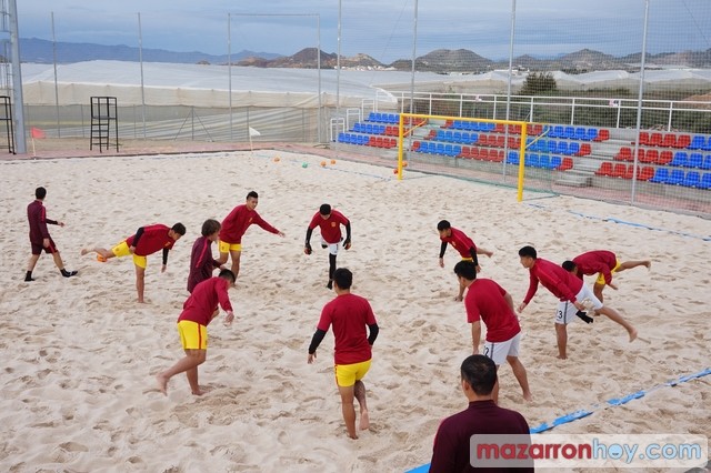 Entrenamiento Selección China de Fútbol Playa en Mazarrón - 30
