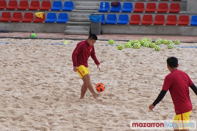 Entrenamiento Selección China de Fútbol Playa en Mazarrón - 53
