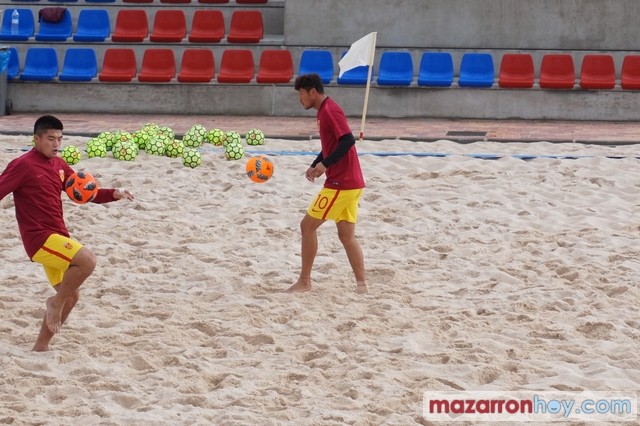Entrenamiento Selección China de Fútbol Playa en Mazarrón - 54