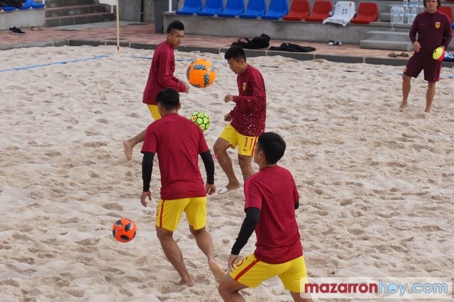 Entrenamiento Selección China de Fútbol Playa en Mazarrón - 56