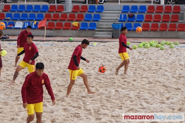 Entrenamiento Selección China de Fútbol Playa en Mazarrón - 64